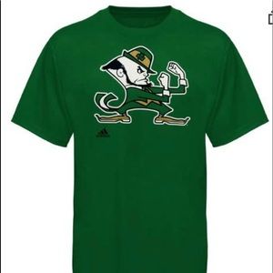 adidas Notre Dame Fighting Irish Green Logo T-Shirt